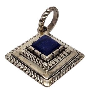 Carol Felley Sterling Silver Lapis Lazuli Pendant #17181